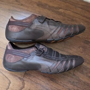 Puma Men's Brown Vedano Sneakers Size 11